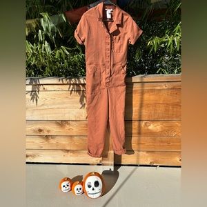 Burnt orange jumpsuit